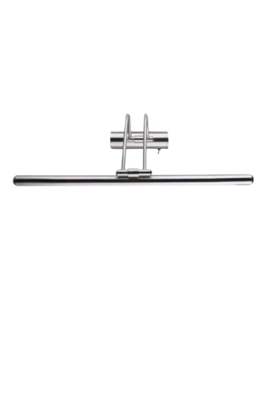 luxshome 35 Cm Krom Kasa Beyaz Işık Pilli Banyo Ayna Tablo Aydınlatma Flüt Kuğu Led Aplik Pil Dahildir - Resim 2