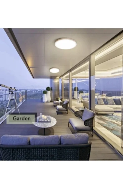 luxshome Banyo Aydınlatma Tavan Glop Tavan Armatürü Balkon Banyo Lambası Led 6500k Beyaz ürün görseli