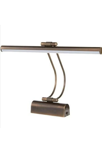 Voxify Eskitme Kasa Dekoratif Banyo Aynası Tablo Duvar Resim Aydınlatma Fülüt Kuğu Aplik Sarı Işık 35 Cm ürün görseli