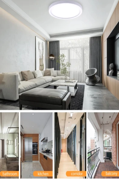 primelux Modern Tavana Sıfır Plafonyer Led Avize Panel Light - Resim 3