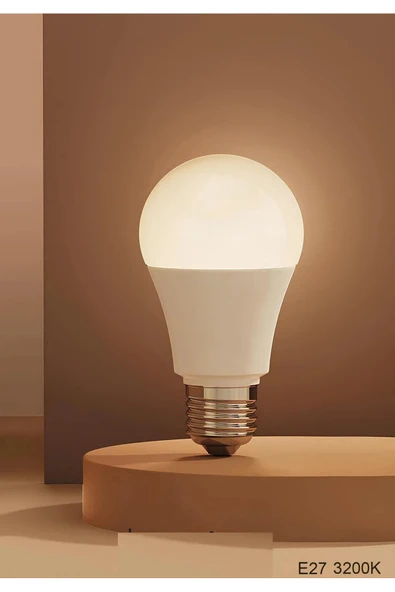 luxshome 9w Led Ampul Yumuşak Sarı Işık Göz Yormayan Avize Aplik Armatür Ve Lambader ampülü 3200K Gün Işığı ürün görseli