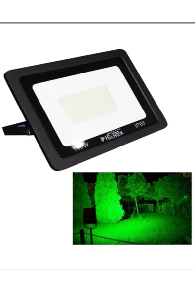 luxshome 100w Yeşil Işık Led Projektör Dış Mekan Su Geçirmez Bahçe ve Ağaç aydınlatma Lambası ürün görseli