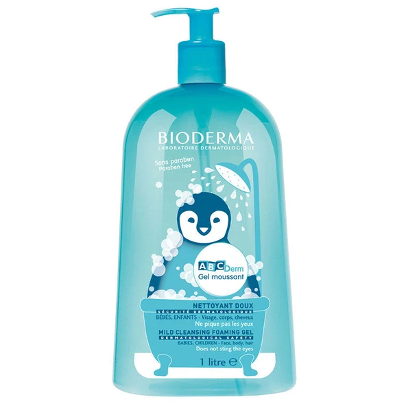 Bioderma Abcderm Foaming Gel Temizleme Jeli 1 Litre ürün görseli