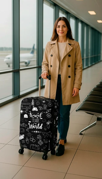 Valiz Kılıfı Bavul Koruyucu - 4