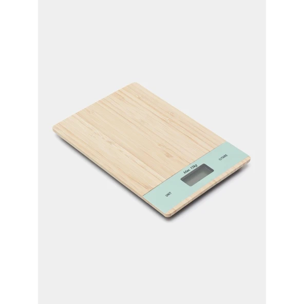 Ahşap Lüks Dijital Ekranlı 15 Kg 1 Gr Hassas Elektronik Mutfak Terazisi ürün görseli