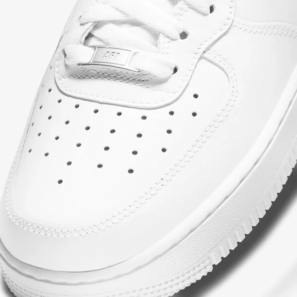 Nike Air Force 1 Mid 07 Erkek Beyaz Spor Ayakkabı - 5