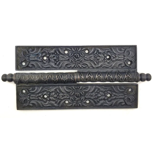 Antika Tarz Dekoratif Pirinç Lüks Okka Menteşe - 20cm, Oksit - 1
