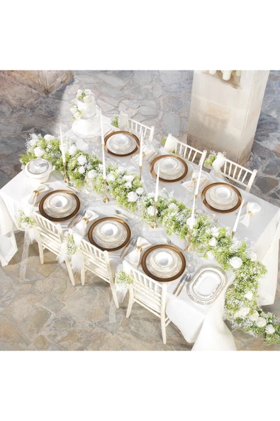 Schafer Tılsım Bloomfest Yemek Takımı 60 Parça-Gold - Resim 6