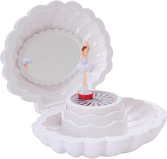 Dans Eden Balerinli İstiridye Müzik ve Takı Kutusu N-38 ürün görseli 1