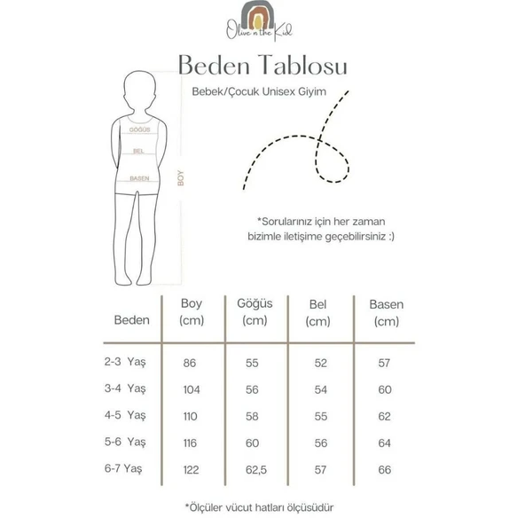 Dikdörtgen Robası Fırfırlı Nakışlı Keten Kız Çocuk Elbise Naturel - 3