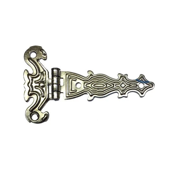 Dekoratif, Sac Tek Kuyruklu Menteşe - 40x68 mm, Küçük, Nikel, 100 Adet ürün görseli