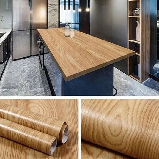 Ahşap Görünümlü Duvar Kağıdı Kendinden Yapışkanlı 5 metre ürün görseli 1