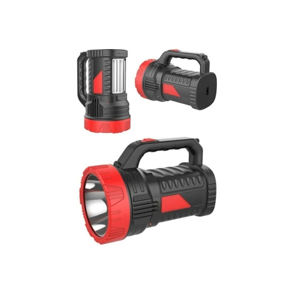 15w Led Şarjlı El Feneri 26smd Led Çift Yönlü ürün görseli