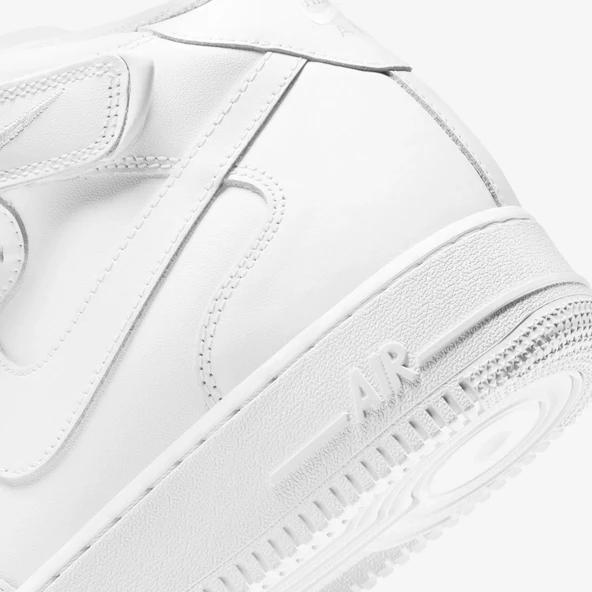 Nike Air Force 1 Mid 07 Erkek Beyaz Spor Ayakkabı - 4