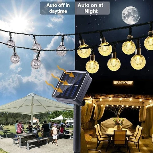 Güneş Enerjili Top 50 Led Bahçe Aydınlatma 7 Metre S-38 - Resim 2