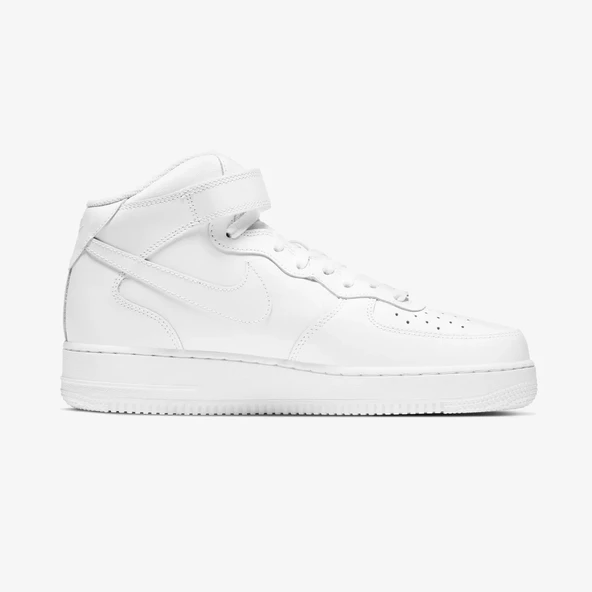 Nike Air Force 1 Mid 07 Erkek Beyaz Spor Ayakkabı - 3