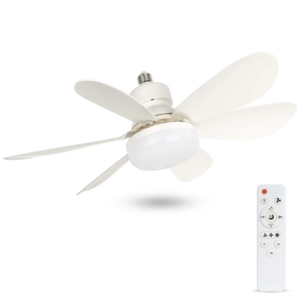 Shoamı T0522 Kumandalı Aydınlatmalı Vantilatör ( 3 Renk Işık ) - 5