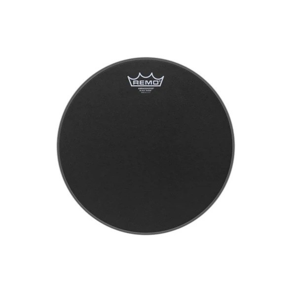REMO AMBASSADOR® BLACK SUEDE 12 inç Davul Derisi - 1