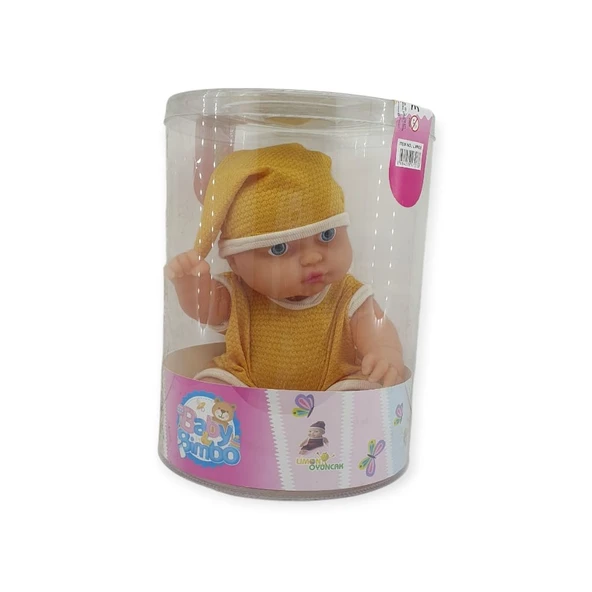 Kıyafetli Et Bebek 35 cm - LMN208 - Sarı - 3