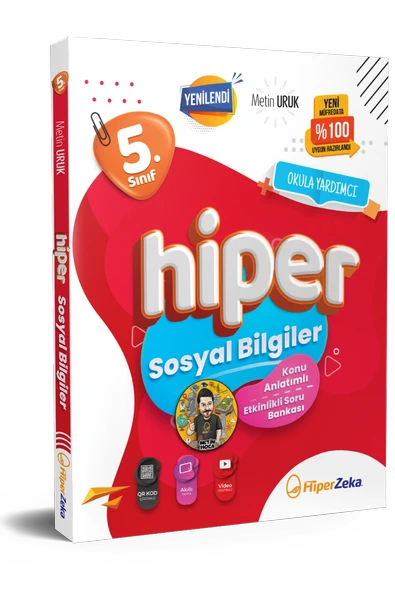 HİPER ZEKA 5. Sınıf Hiper Sosyal Bilgiler Konu Anlatımlı & Soru Bankası 2026 ürün görseli