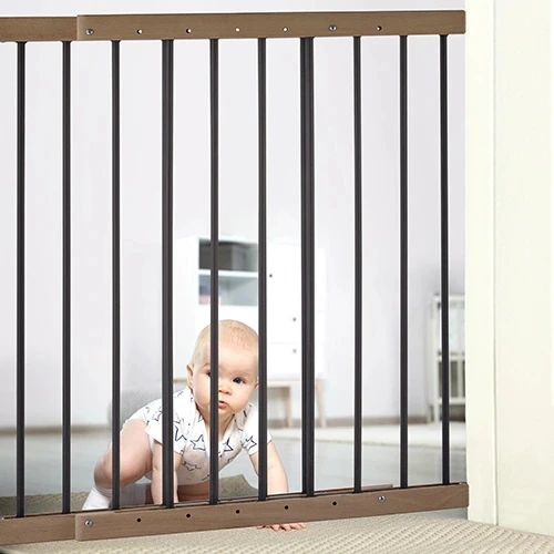 Babyjem Ayarlanabilir Ahşap Demir Destekli Güvenlik Kapısı ürün görseli 1