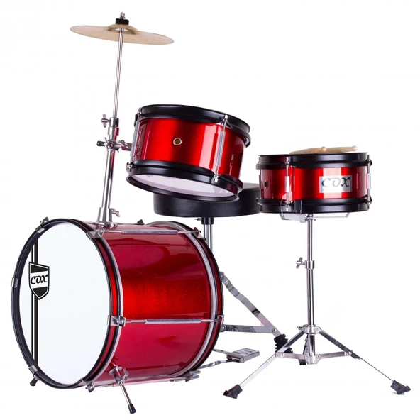 Cox Junior (Kırmızı) Çocuk Davul Seti - 3