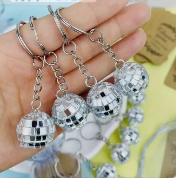 Disko Topu Anahtarlık - 3 Cm (1 ADET) - 1