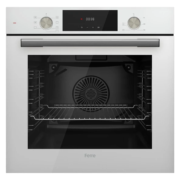 Ferre Flameart Sc Serisi Beyaz Set (SC406-WFA + QMS63CB +D087 ) - 65 Cm'lik Kare Döküm Izgara-Wok - Resim 4