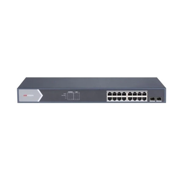 <![CDATA[HIKVISION 16port 250w FULL PoE DS-3E1518P-SI GIGABIT 2X SFP Akıllı Yönetilebilir Switch Rack Mount]]>