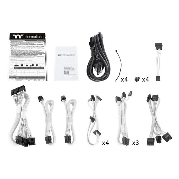 <![CDATA[THERMALTAKE 850W 80+ GOLD TOUGHPOWER GF1 PS-TPD-0850FNFAGE-W PCIE 5.0 TAM MODÜLER POWER SUPPLY BEYAZ]]> - Resim 6