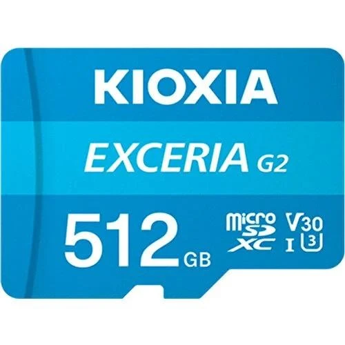 <![CDATA[KIOXIA 512GB EXCERIA G2 LMEX2L512GG2 4K MICRO-SD HAFIZA KARTI]]>