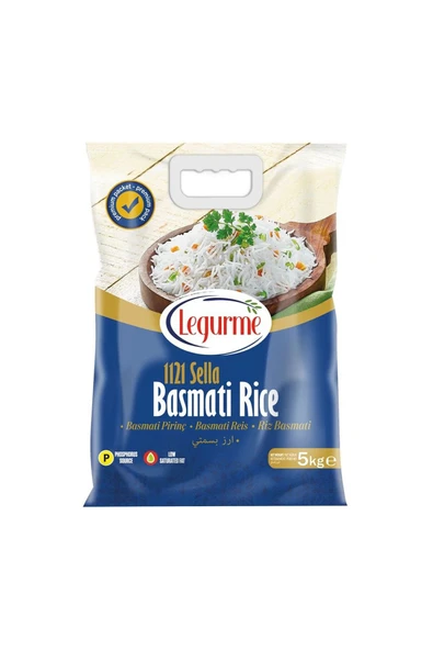 Yayla Legurme Basmati Pirinç 1121 Sella 5 kg x 2 Adet (10 kg) - 2