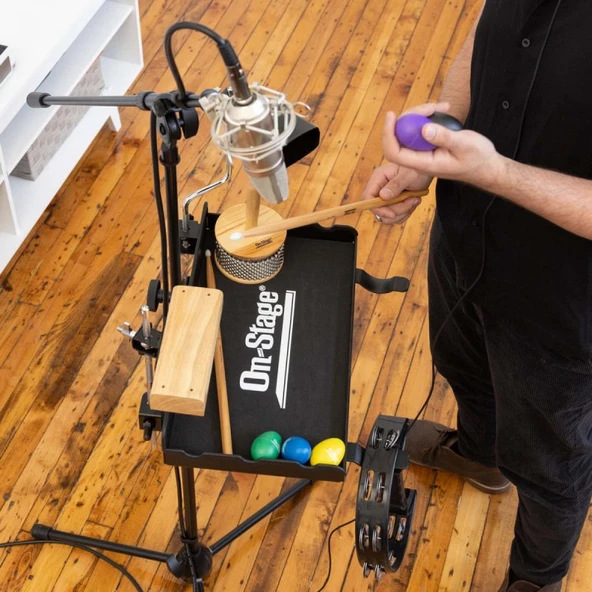 On Stage DPT4000 Standa Monte Perküsyon Masası (Kılıflı) - Resim 5