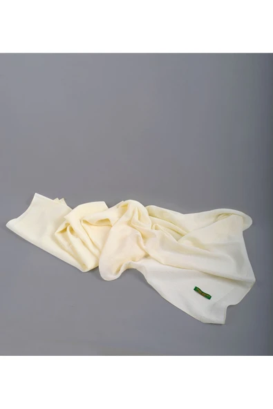 Krınkıl Şal, Özel Hediye Kutulu, Nefes Alan, Esnek Ve Kolay Şekil Hafif Tasarım Krem - 2