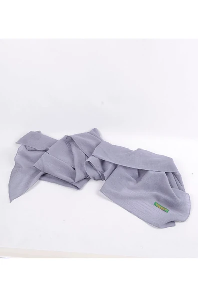 Krınkıl Şal, Özel Hediye Kutulu, Nefes Alan, Esnek Ve Kolay Şekil Hafif Tasarım Eflatun