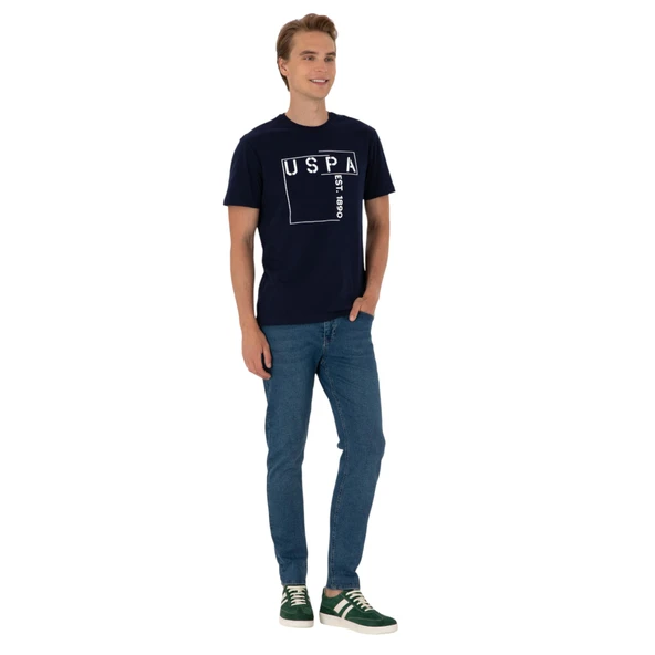 Erkek Regular Fit Bisiklet Yaka Tişört - Resim 8