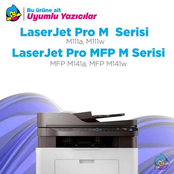 Hp 150X W1500X Muadil Toner 2'li Paket / LaserJet MFP M141a / M141w / M111a / M111w - 3