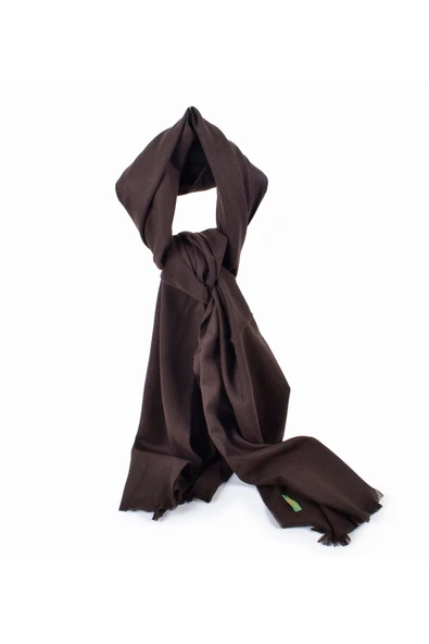 Elegansa Omuz Atkısı Kaşmir Dokulu Şıklık Ve Sıcaklık Bir Arada - Lüks, Yumuşak Ve Trendy! Kahve - 2