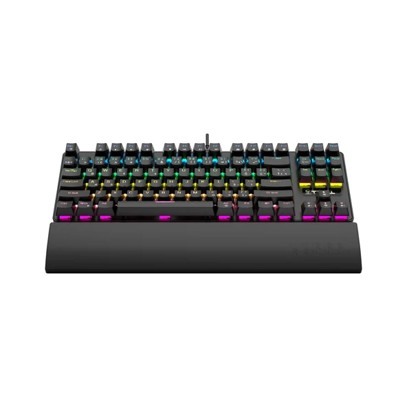 Apex THL-KB-APX540S Kablolu Mekanik Gaming Klavye 87 Tuş 26 Anti Ghosting 17 LED Modu USB Türkçe Q - Resim 2