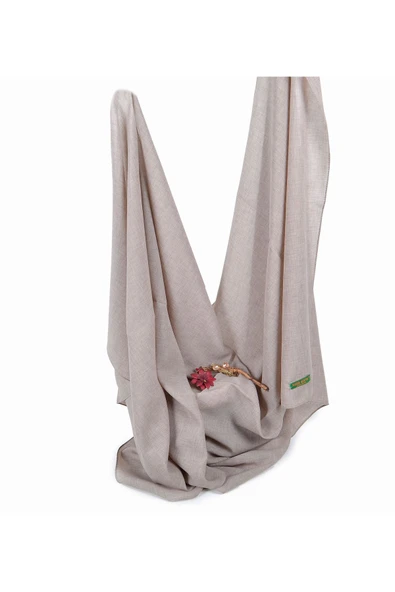 Denım Şal - Özel Hediye Kutulu, Pastel Renk, Kolay Şekil Alan, Şık Ve Zarif Görünüm Çakıl - 2