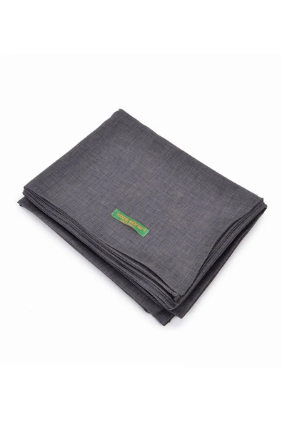 Denım Şal - Özel Hediye Kutulu, Pastel Renk, Kolay Şekil Alan, Şık Ve Zarif Görünüm Füme