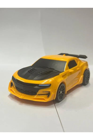 Otomatik Transform: Darbede Bumblebee'ye Dönüşen Araba Oyuncak (1 Adet) - Resim 2