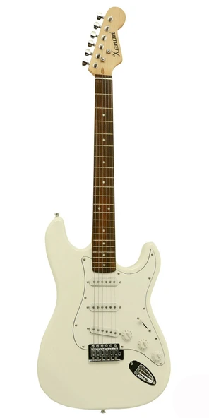 Gitar Elektro Xenon XNE3WH Stratocaster Kasa.