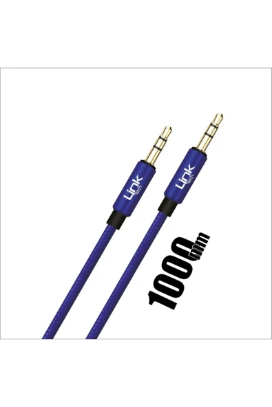 A577 Aux Kablo Örgü 3.5mm 1mt - 3