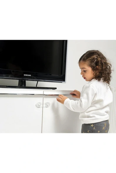 Babyjem Beyaz Mini Çok Amaçlı Kilit 2 Adet - Resim 2