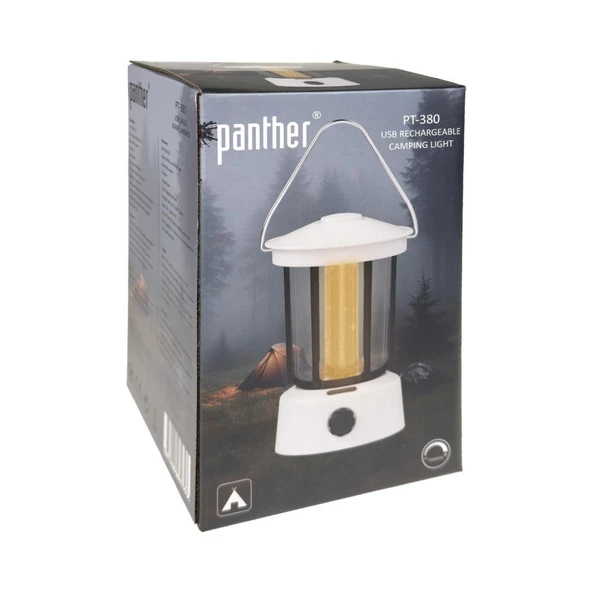 Panther 800 Lümen USB Şarjlı Kamp Lambası PT-380 - 3
