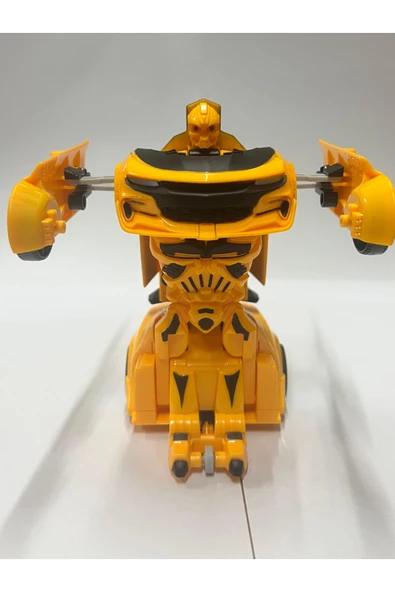 Otomatik Transform: Darbede Bumblebee'ye Dönüşen Araba Oyuncak (1 Adet) - Resim 8