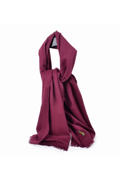 Elegansa Omuz Atkısı Kaşmir Dokulu Şıklık Ve Sıcaklık Bir Arada - Lüks, Yumuşak Ve Trendy! Marsala - 2