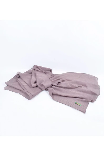 Krınkıl Şal, Özel Hediye Kutulu, Nefes Alan, Esnek Ve Kolay Şekil Hafif Tasarım Koyu Sirke - 2