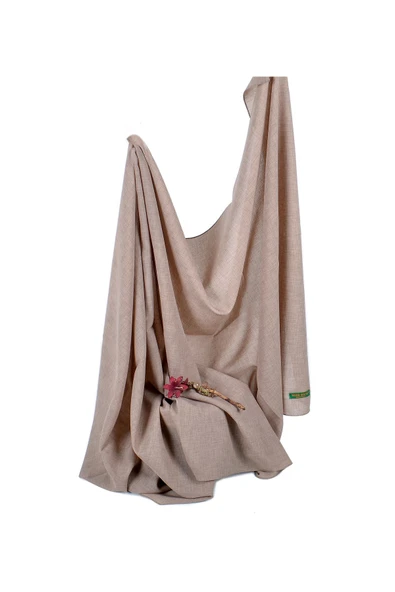 Denım Şal - Özel Hediye Kutulu, Pastel Renk, Kolay Şekil Alan, Şık Ve Zarif Görünüm Kirli Pudra - 2